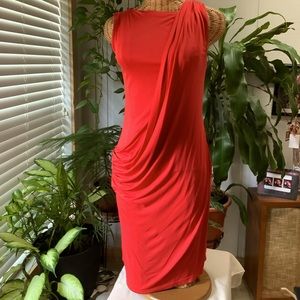 Max Studio Orange Goddess Dress